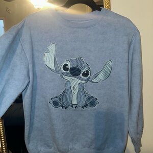 Stich Disney Blue embroidered Sweater